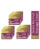 zavers Mix friut Massage cream - 200 g Each (Pack of 3)