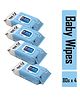 KIDO Gentle Baby Wipes 80s (Blue-FT) (Pack of 4)