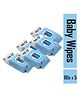 KIDO Gentle Baby Wipes 80s (Blue-FT) (Pack of 5)
