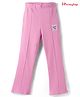 Honeyhap Premium Cotton Knit Full Length Leggings With Patch & Bio Finish - Bonbon