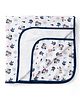 Babyhug Disney Premium Diaper Changing Mat Pack of 1 Sailor Mickey Print - White