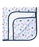 Babyhug Disney Mickey Sailor Print Premium Diaper Changing Mat Pack of 1 - Blue| Soft & Comfortable| Easy to Clean| Portable Baby Care Essential