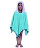 Mumma's Touch PureSoft Bamboo Kids Hooded Poncho Towel - Green & Pink 