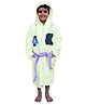 Mumma's Touch LuxeBamboo Elephant Theme Kids Hooded Bath Robe - Yellow  