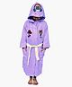 Mumma's Touch LuxeBamboo Cool Girl Theme Kids Hooded Bath Robe - Magenta  