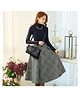 MOMISY Crocodile Pattern PU Leather Shoulder Handbag for Women - Black