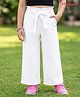 Honeyhap Premium Cotton Knit Full Length Solid Jeggings With Bio Finish - White