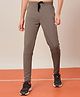 Technosport Knit Solid Track Pant - Brown