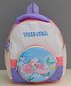 Dukiekooky Kids Pink and Purple Colors Mermaid The Sea Theme with Mesh Pockets Mini School Backpack- 12 Inches