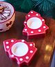 WEAVING HOMES Set of 1 - Christmas Tree Tea light holder