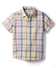 JASH KIDS Cotton Woven Half Sleeves Checks Shirt - Pink