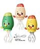YAMAMA Dancing Octopus Toy for Kid With Auto-Avoid Crawling Octopus, USB Rechargeable, Lights And Music, Interactive Dancing Walking Moving Sensory Induction Octopus Toy - (Pack of 1 - Color May Vary)