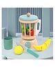 YAMAMA My Little Juicer Toys For Kids, Wooden Educational Montessori Toys, Wooden Felt Cut Fruit Role Play Juicing Juicer Toys, Fun Entertainment Enjoyable Role Pretend Play Kids Toys - Multicolor