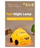 YAMAMA Taxi Silicone Night Light, Squishy Silicone LED Night Lamp, Dimmable Timed Bedside Lamp, USB Rechargeable Taxi Car Touch Light, Home Decor Lights With Timing Function - Multicolor