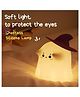 YAMAMA Ghostess Silicone Night Light, Squishy Silicone LED Night Lamp, Dimmable Timed Bedside Lamp, USB Rechargeable Ghost Touch Light, Home Decor Lights With Timing Function - Multicolor