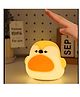 YAMAMA Robin Silicone Night Light, Squishy Silicone LED Night Lamp, Dimmable Timed Bedside Lamp, USB Rechargeable Robin Touch Light, Home Decor Lights With Timing Function - Multicolor