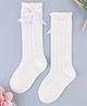 KIDLINGSS Bow Applique Detailed Socks - White