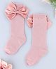 KIDLINGSS Bow Applique Detailed Socks - Pink