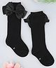 KIDLINGSS Bow Applique Detailed Socks - Black