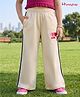 Honeyhap Premium 100% Cotton Knit Full Length Lounge Pant With Hearts Embroidery - Birch