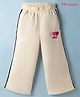 Honeyhap Premium 100% Cotton Knit Full Length Lounge Pant With Hearts Embroidery - Birch