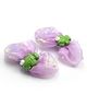 Milyra Bow & Fish Applique Detailed Alligator Hair Clips - Lavender