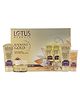 Lotus Herbals Radiant Gold Cellular Glow 5 In 1 Facial Kit With 24K Gold Leaves- 170 g