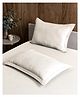 DDecor Super King Bedsheet |Soft & Premium 100% Cotton | Bedsheet with 2 Pillow Covers | White Ethnic| 274 CM X | 274 CM
