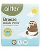 Allter Breeze Baby Diaper Pants | S Size (4-8 Kg) | 36 Count | 12h Dryness| Super Soft | AirFit Technology for Breathable Comfort | Dermat Tested