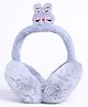 M'andy Woollen Knit Rabbit Applique Detailed Ear Muffs - Grey