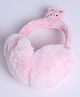 M'andy Woollen Knit Bunny Applique Detailed Ear Muffs - Pink