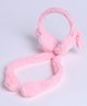 M'andy Woollen Knit Ear Detailed Ear Muffs - Pink