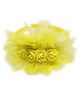 SKD Floral Applique Detailed Hair Band - Yellow