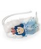 SKD Princess Applique Fur Detailed Hair Band - White