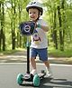 StarAndDaisy X NASA Kick Scooter for Kids 3+ Years, Foldable Skate Scooter for Children Boys & Girls with Multi-Level Height Adjustment, LED Wheels & Brakes - Black