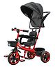 Stryder TODLR Tricycle with Canopy, Harness & Cushioned Seat - Red