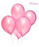 Balloon Junction Metallic Balloons Pink - 50 Pieces