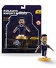 Cricket Icons Kolkata Knight Riders Collectible Varun Chakaravarthy 3-Inch Premium Display Figure with 360° Rotatable Head, Ideal for IPL Fans and Cricket Memorabilia Collectors