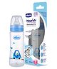 Chicco Nourish Plus Feeding Bottle with Fast Flow Blue - 240 ml