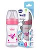 Chicco Nourish Plus Feeding Bottle with Slow Flow Pink - 120 ml