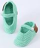 Funkrafts Pearl Embellished Booties - Green