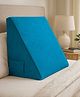 Sleepsia Wedge Pillow for Sleeping, Back Support Orthopedic Memory Foam Wedge Cushion for Back & Leg Support (Blue)