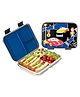 Basil Bento Neo  Stainless Steel 975 ml Tiffin Box for Kids ,Teens & Adults   Black Car