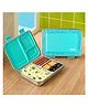 Basil Bento Neo Classic Stainless Steel 975 ml Tiffin Box for Kids ,Teens & Adults  Teal