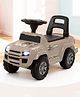 Baybee Rover Baby Ride on Car for Kids | Push Rideons Toys Car with LED Lights & Music | Portable Ride on Jeep with Backrest & Toy Storage Basket | Kids Car to Drive (Desert)