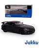 Jukku Resembling Mercedes Benz GT R Diecast Car Pullback, Openable Doors 1:36 Scale - Black