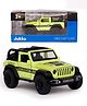 Jukku Resembling Wrangler Convertible Diecast Car, Pullback, Openable Doors & Bonnet,  1:36 Scale - Green