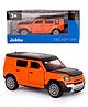 Jukku Resembling Defender Diecast Car, Pullback, Openable Doors & Bonnet | 1:36 Scale - Orange