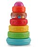 LuvLap Rock Stack Toy with Rings for Early Learning & Motor Skill Development Multicolor - 7 Pieces