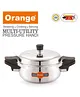 Orange Cookware Triply Stainless Steel Multi-Utility Outer Lid, 3.5 Ltr All In One Pressure Cooker Handi - Pack of 1